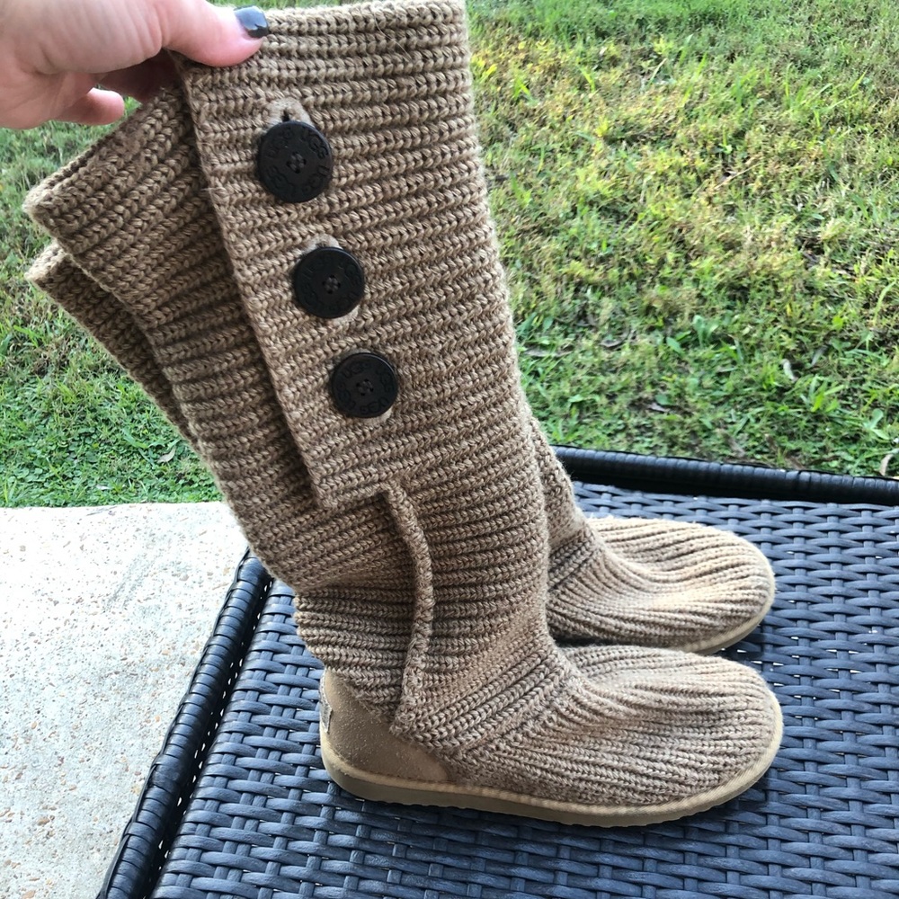 Ugg Cardi Tan Boots Size 9